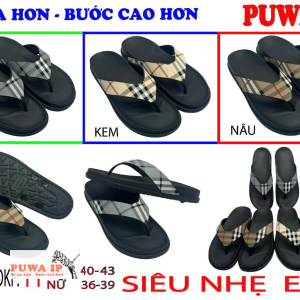 Sỉ Dép Kẹp Đúc Liền Quai, Dép xỏ ngón Nam Mẫu Mới Cao Cấp, Rẻ Bền Đẹp PUWA IP DKF11 (1)