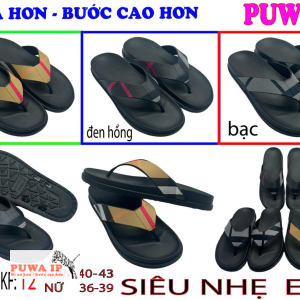 Sỉ Dép Kẹp Đúc Liền Quai, Dép xỏ ngón Nam Mẫu Mới Cao Cấp, Rẻ Bền Đẹp PUWA IP DKF12