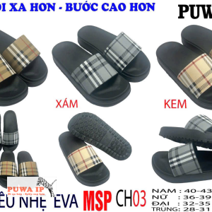 DÉP QUAI NGANG SIÊU NHẸ EVAL CH03 NHIỀU MÀU